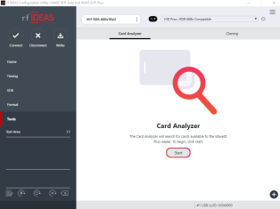 Screenshot of WAVID Plus Card Analyzer